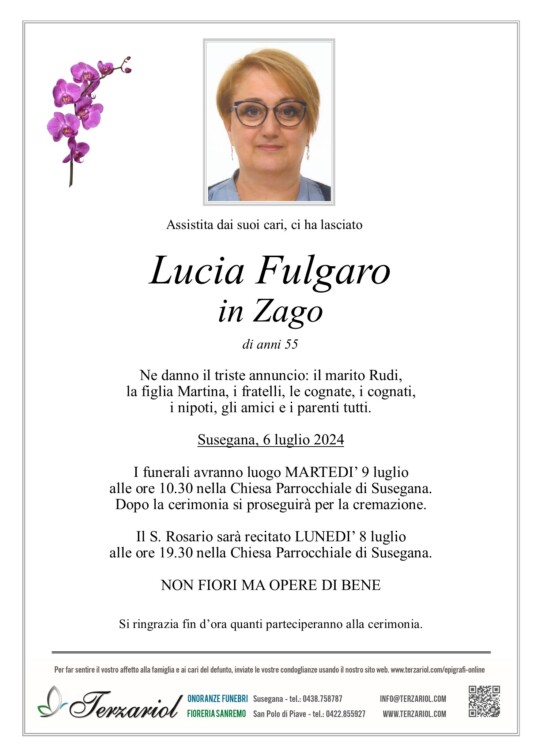 Epigrafe Fulgaro Lucia